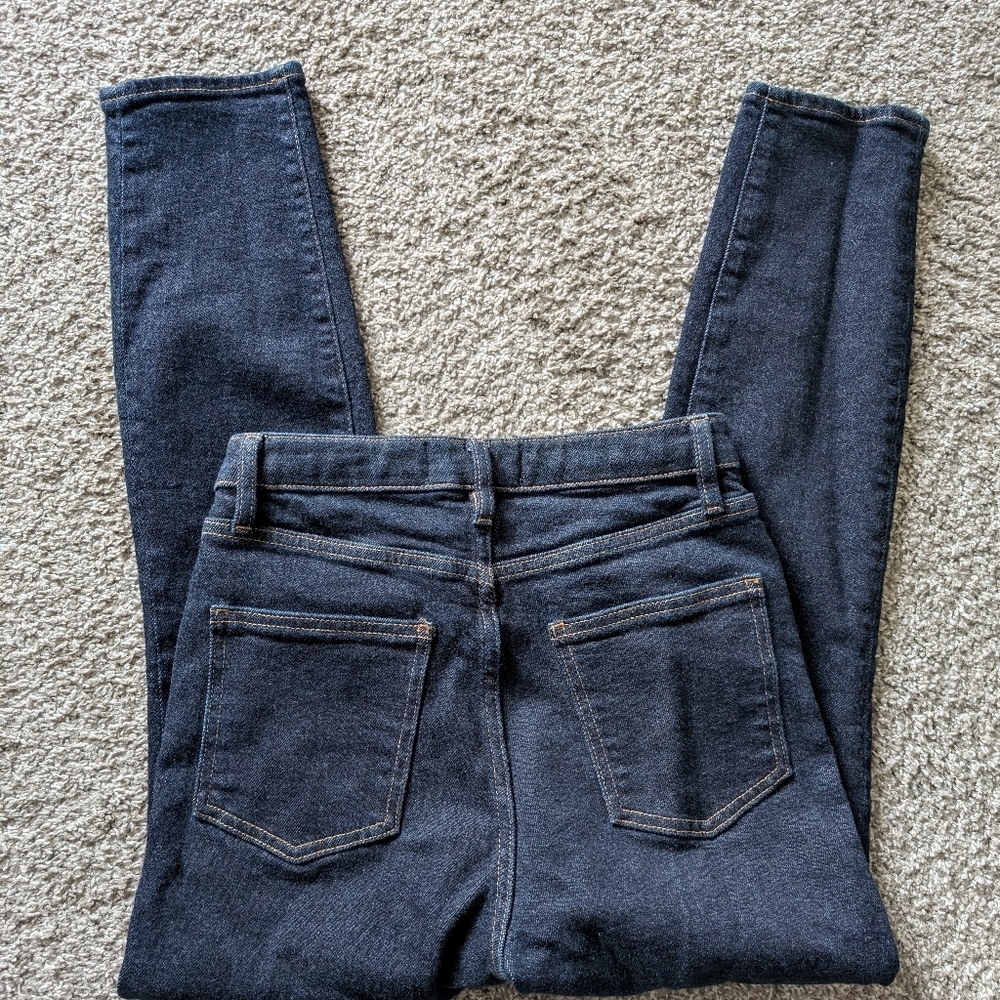 Dark Wash High Rise Denim Forum Jeans - Picture 5 of 6
